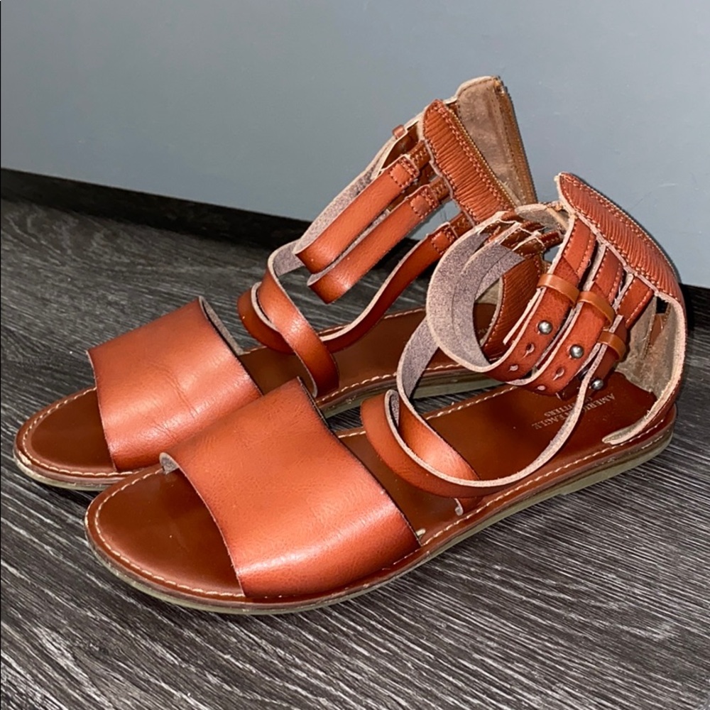 Tan sandals